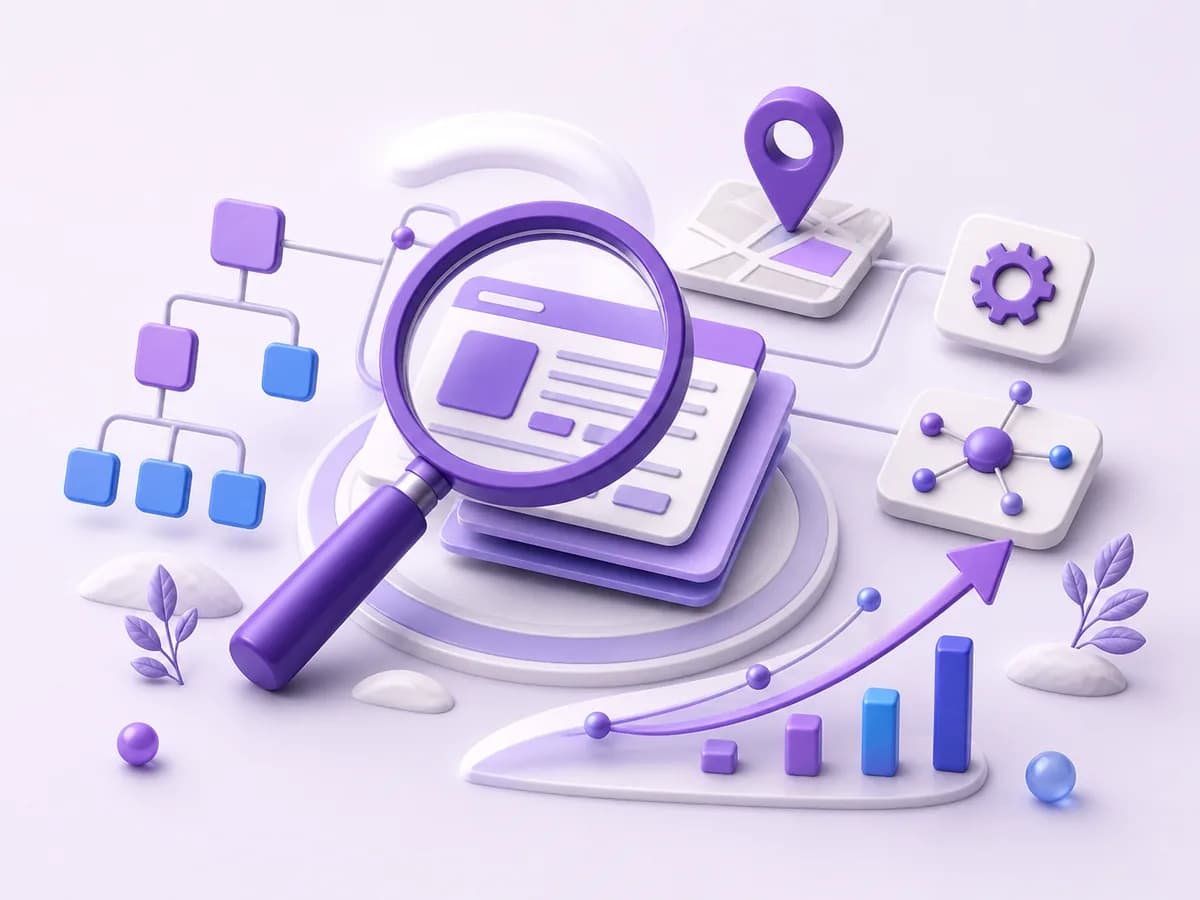 Search content, site architecture, local visibility, and technical signals connected in one organic search system